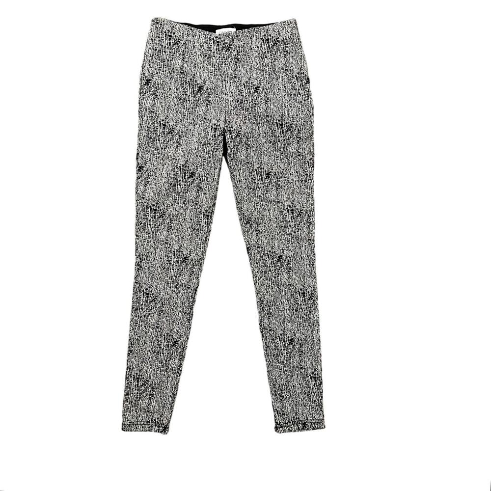 Calvin Klein Pants Size 2 Black and White Snake Skin Print Skinny Leggings